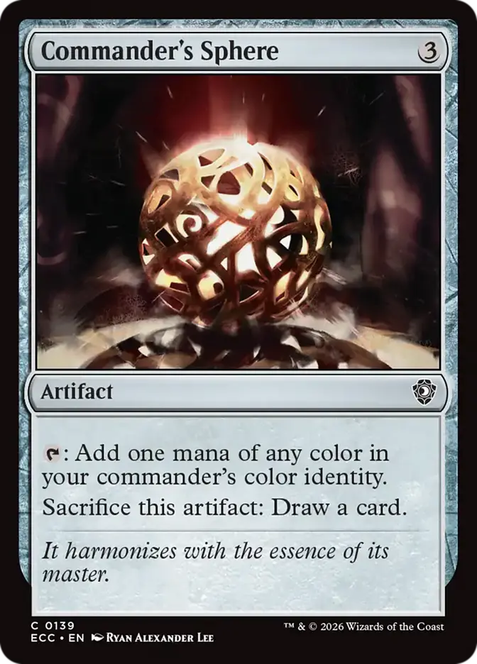 Commander’s Sphere Magic card